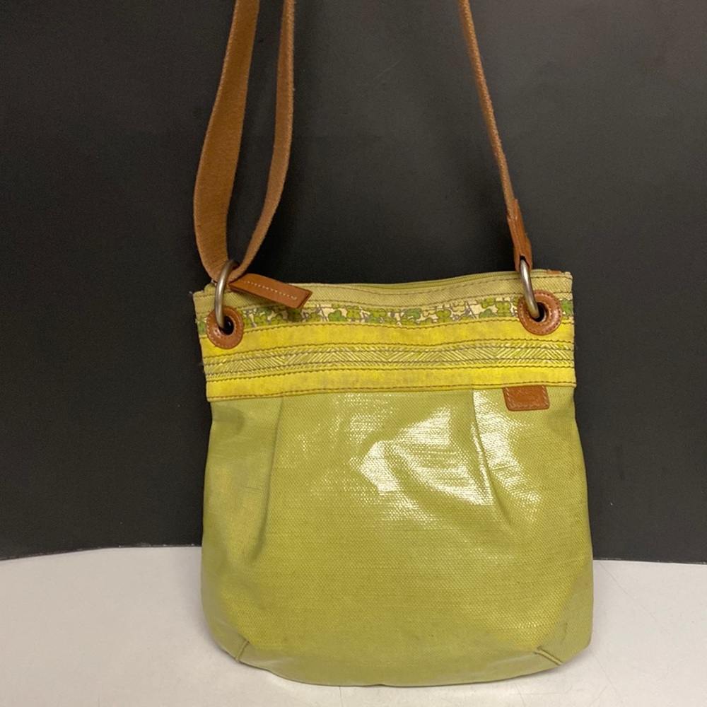 FOSSIL Key-per Purse Coated Canvas Crossbody Bag